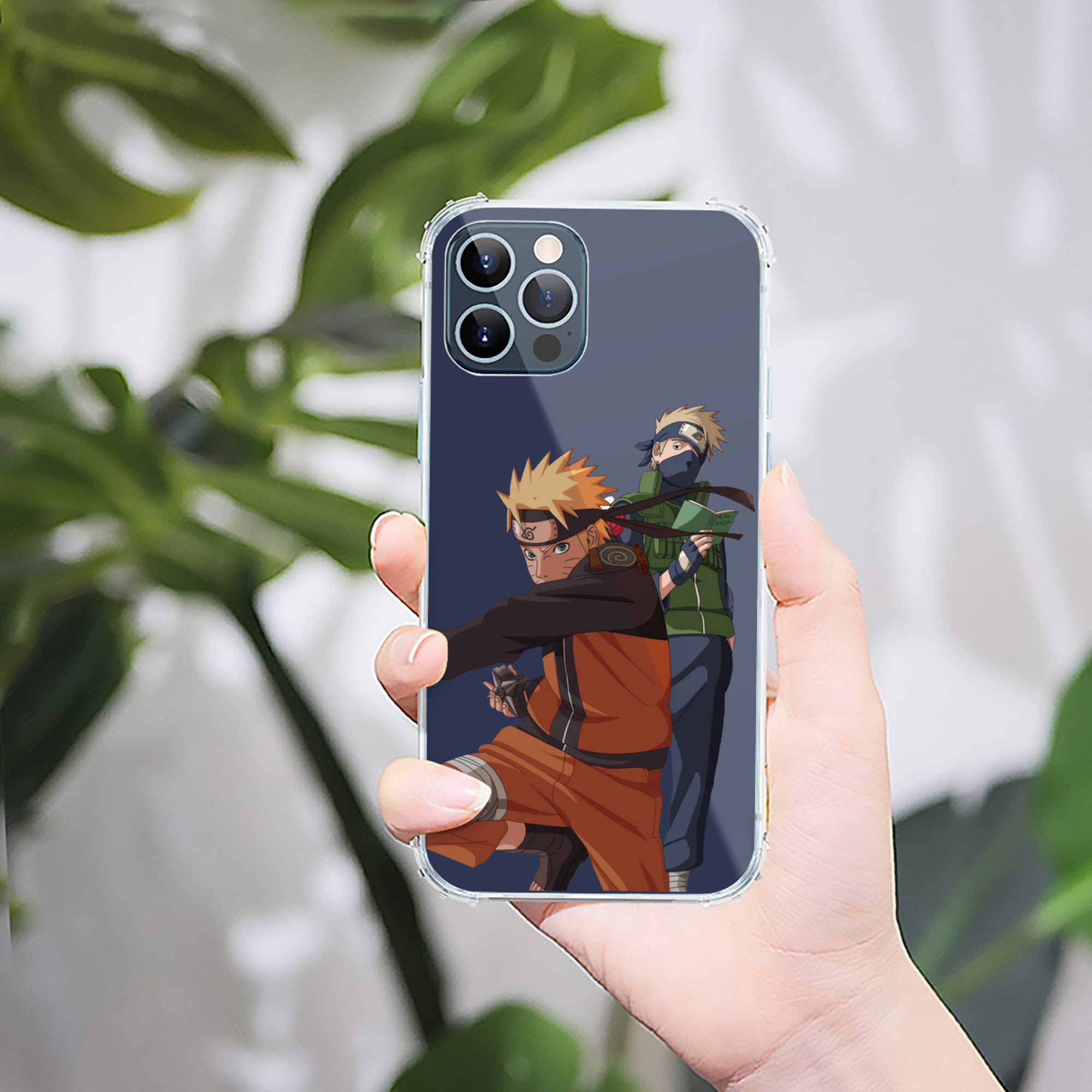 （画像用） NARUTO -ナルト- うずまき ナルト Uzumaki Naruto 【iPhone 12シリーズ対応】透明スマホケース（クリアソフトケース）